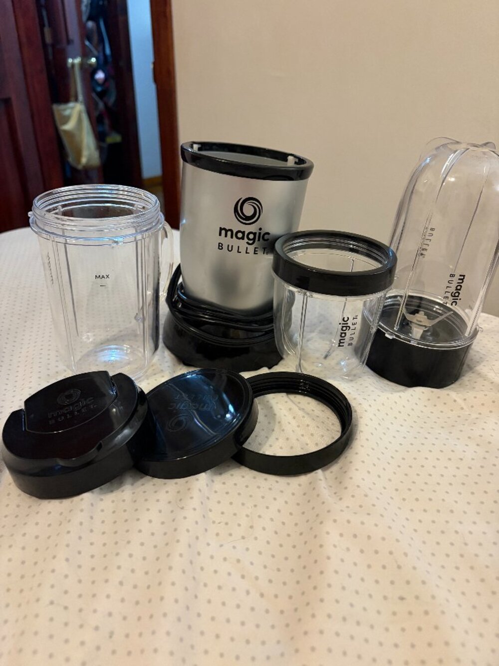 Magic Bullet Personal Blender Set Cups Lids Accessories